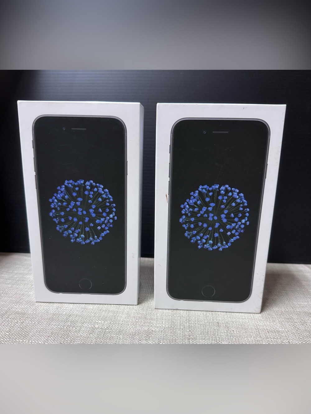 Apple iPhone (Black) - White Retail Boxes, Black Front